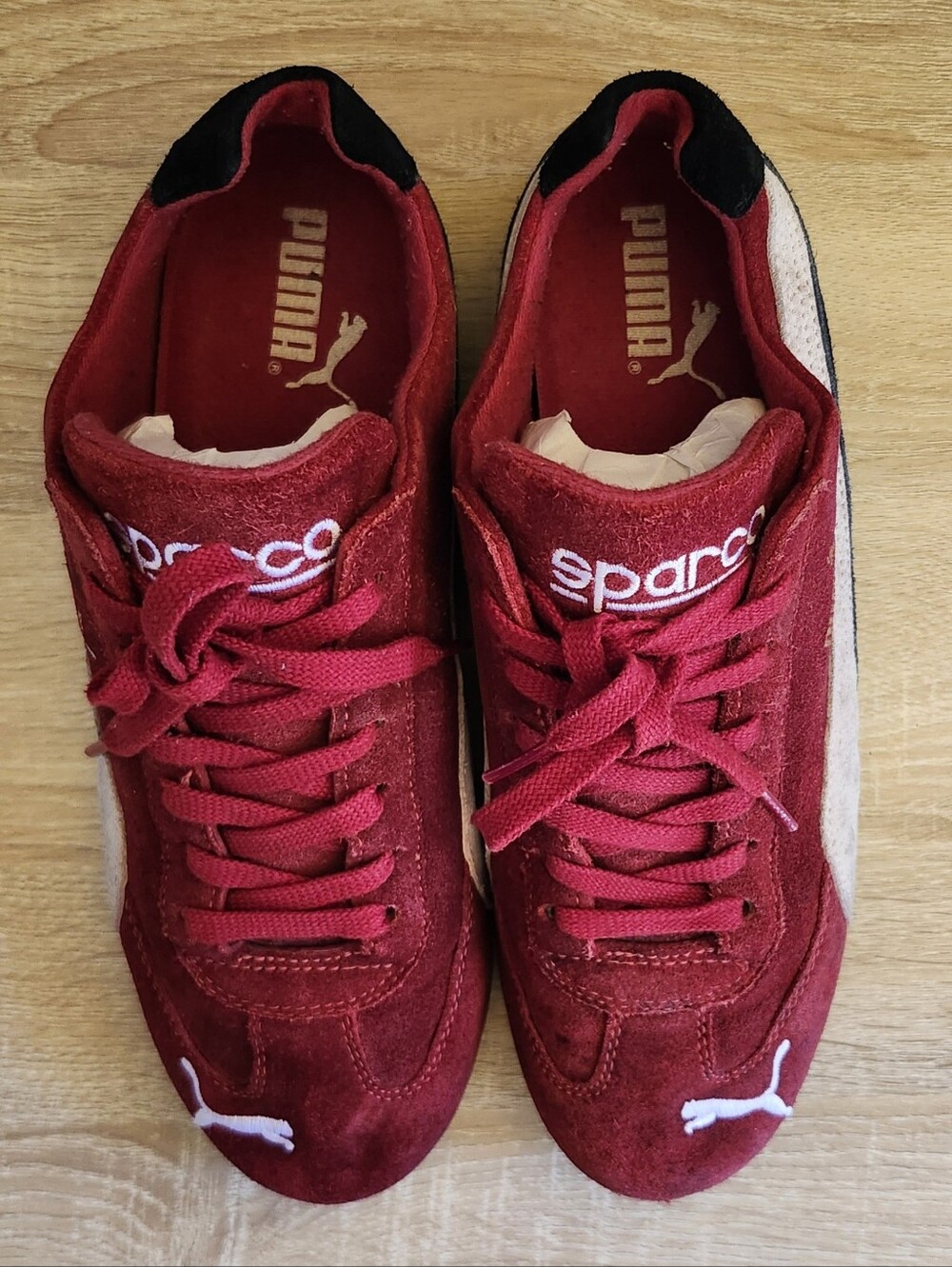 Sparco Puma Red Racing Shoes Size 9 Men's, For Real Racing and Sim Racing! - Picture 2 of 14
